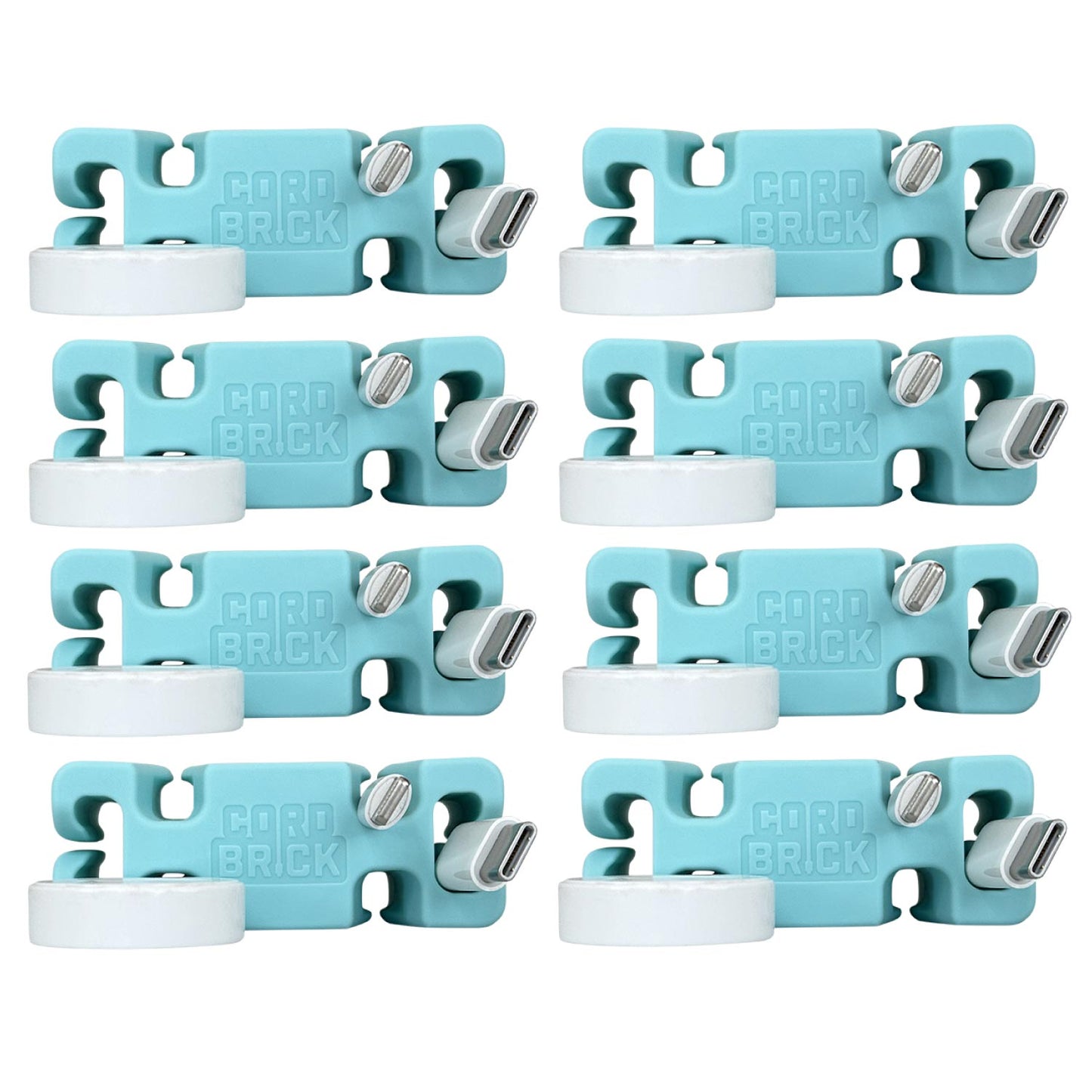 CordBrick® Weighted Cord Holder & Travel Cable Wrap. Stocking Stuffer & Phone Accessory