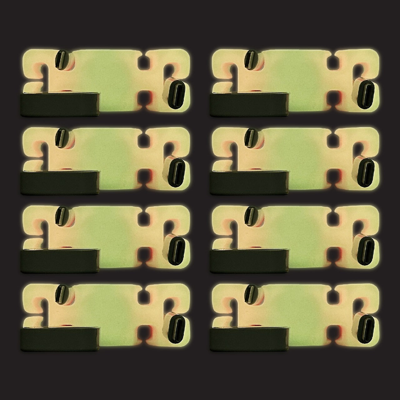 CordBrick GLOW MultiPacks - Glowing Weighted Cord Holder, Cable Wrap, Phone Accessory & Stocking Stuffer