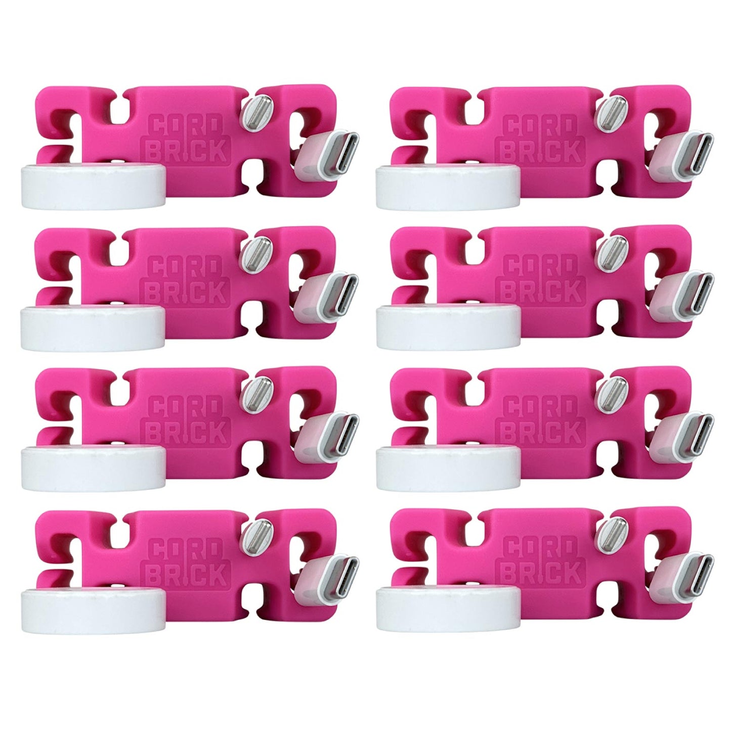 CordBrick® Weighted Cord Holder & Travel Cable Wrap. Stocking Stuffer & Phone Accessory