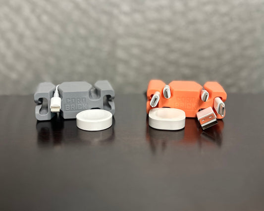 CordBrick® Weighted Cord Holder, Cable Wrap, Phone Accessory, Stocking Stuffer