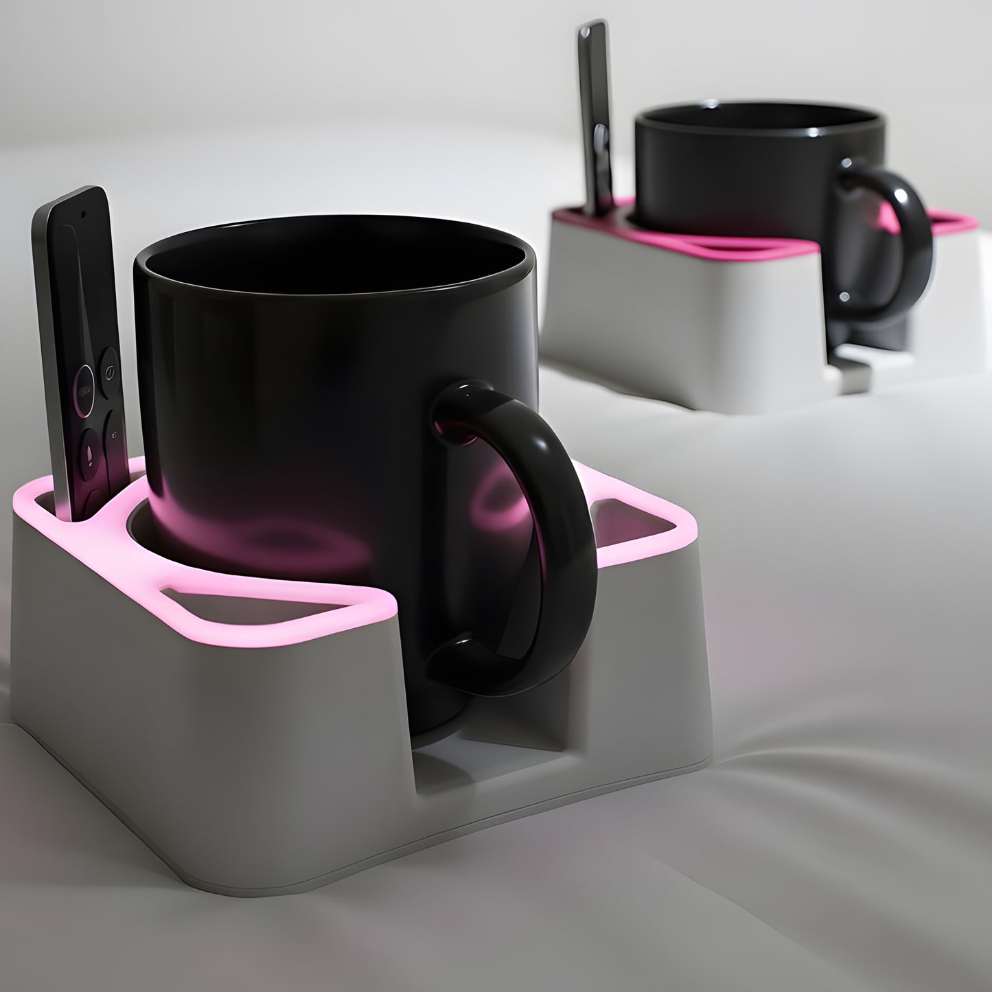 MugBrick™ Silicone Mug/Drink Holder & Desk Organizer. For Bed, Couch, Office, Car