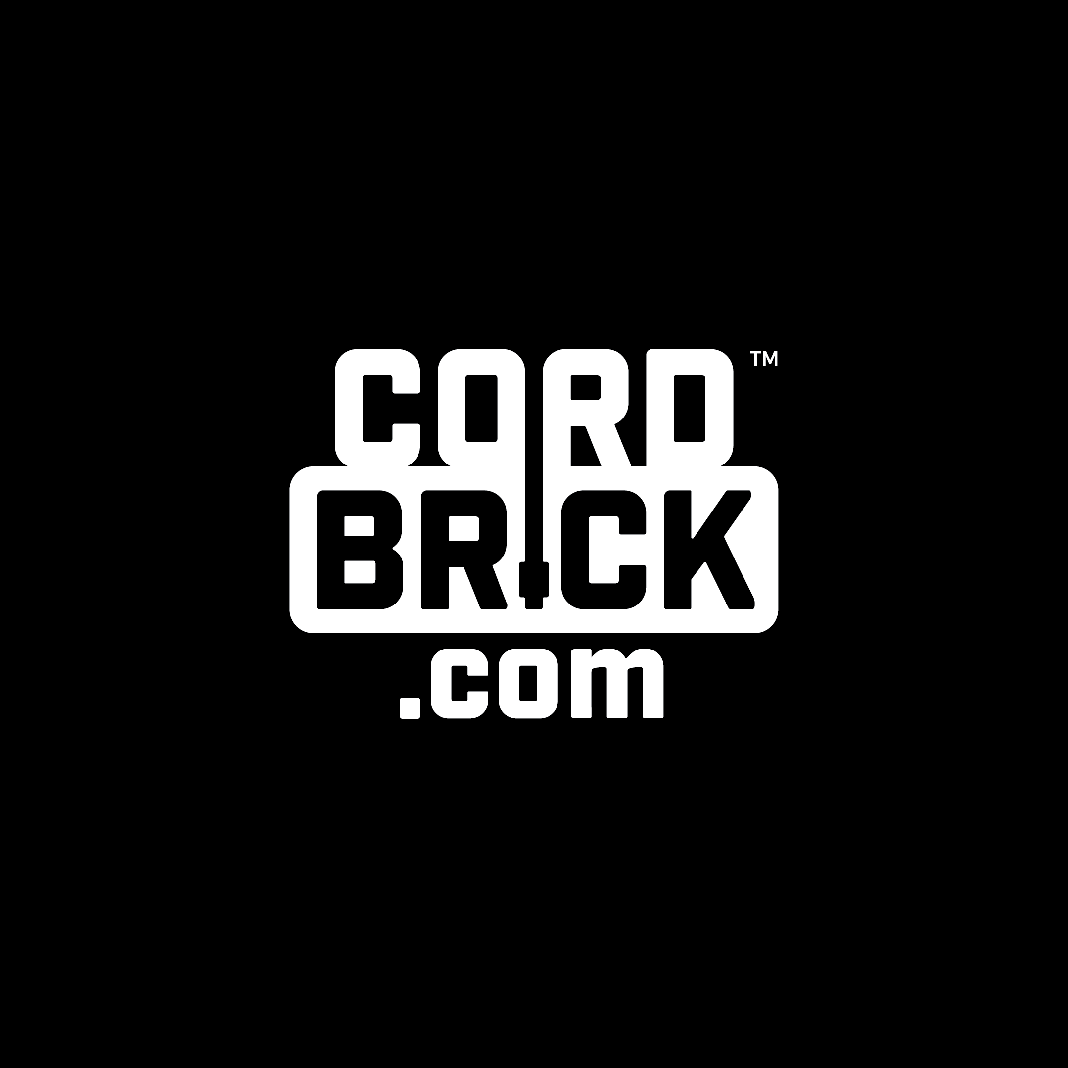 CordBrick social white png