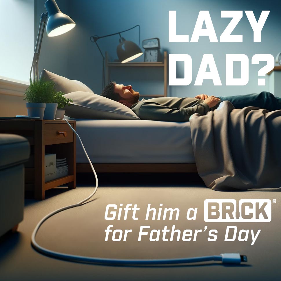 Lazy Dad? Gift him a CordBrick for Father's Day