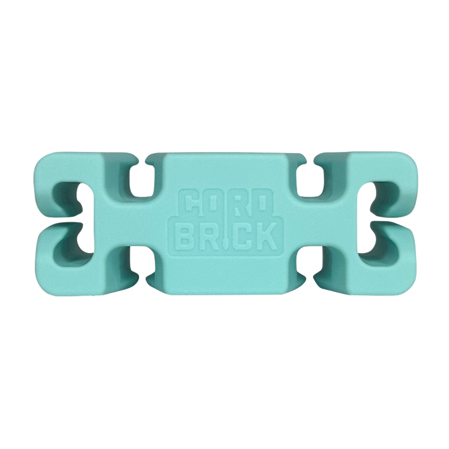 One CordBrick in Aqua - weighted cord holder 