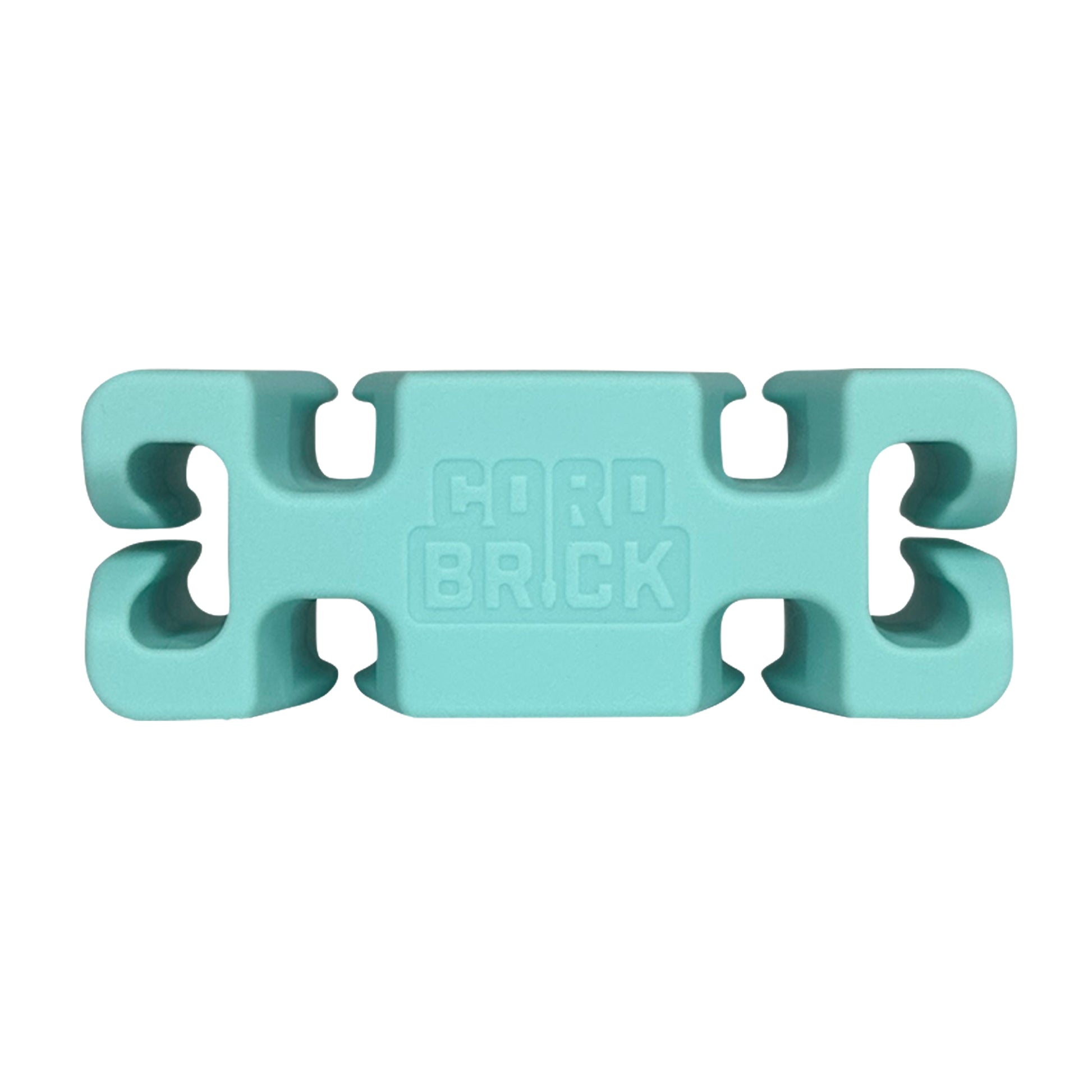 One CordBrick in Aqua - weighted cord holder 