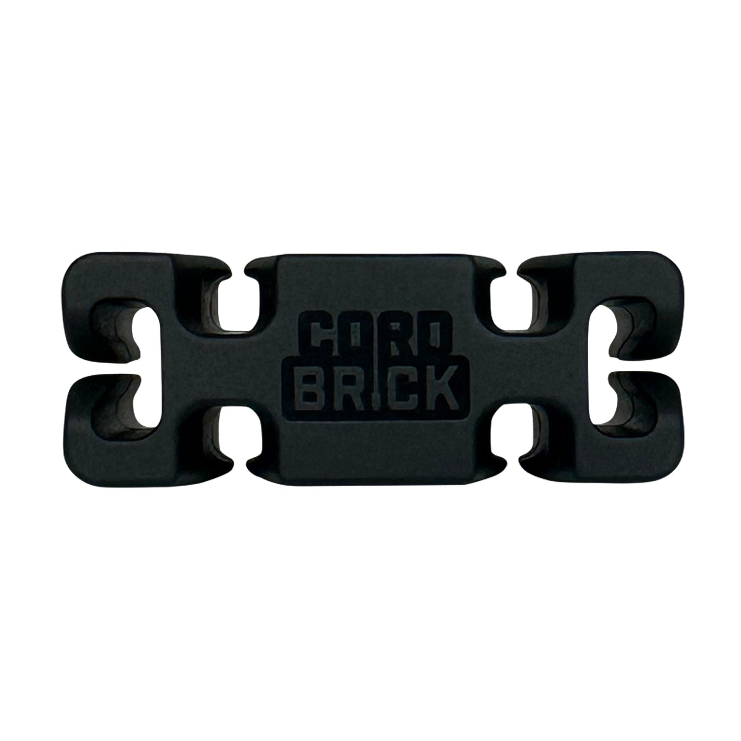 One CordBrick in Black - weighted cord holder