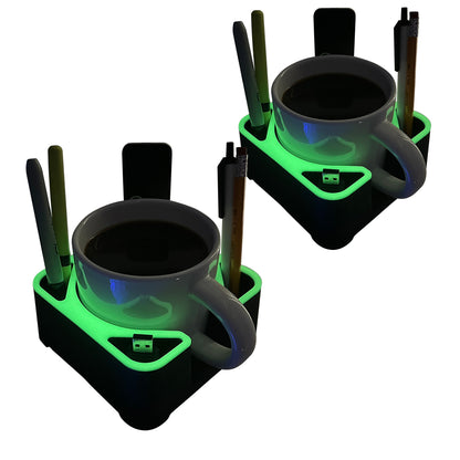 MugBrick™ Silicone Mug/Drink Holder & Desk Organizer. For Bed, Couch, Office, Car