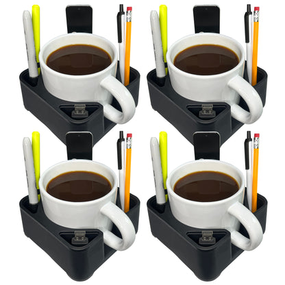 MugBrick™ Silicone Mug/Drink Holder & Desk Organizer. For Bed, Couch, Office, Car