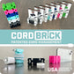 CordBrick® Weighted Cord Holder, Cable Management Device, Phone Accessory, Giftable Gadget v2.0