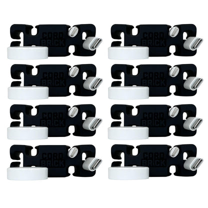CordBrick® Weighted Cord Holder & Travel Cable Wrap. Stocking Stuffer & Phone Accessory