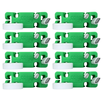 CordBrick® Weighted Cord Holder & Travel Cable Wrap. Stocking Stuffer & Phone Accessory