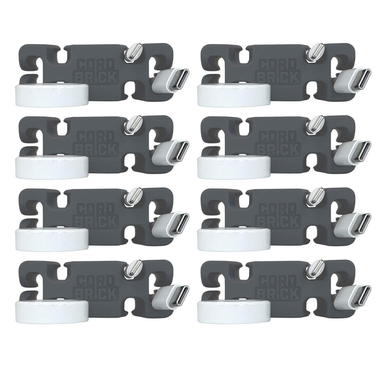 CordBrick® Weighted Cord Holder & Travel Cable Wrap. Stocking Stuffer & Phone Accessory