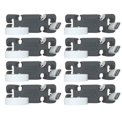CordBrick® Weighted Cord Holder & Travel Cable Wrap. Stocking Stuffer & Phone Accessory