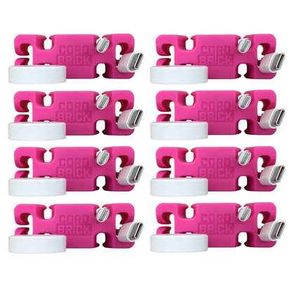 CordBrick® Weighted Cord Holder & Travel Cable Wrap. Stocking Stuffer & Phone Accessory
