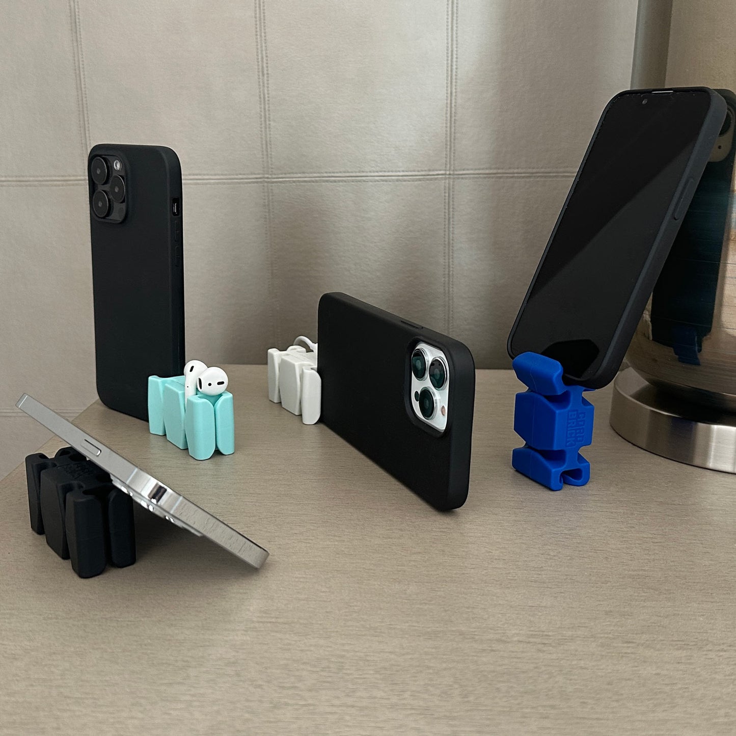 CordBrick® Weighted Cord Holder, Cable Management Device, Phone Accessory, Giftable Gadget v2.0