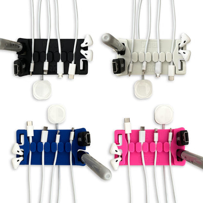 DeskBrick® Weighted Cord Organizer, Cable Wrap, Phone Stand +Multiuse Gadget