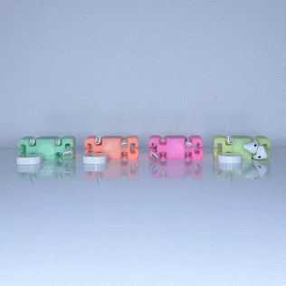 GlowBrick - Weighted Silicone Cord Holder for Nightstand. Traveling Cable Wrap, Phone Accessory, Stocking Stuffer
