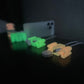 CordBrick GLOW MultiPacks - Glowing Weighted Cord Holder, Cable Wrap, Phone Accessory & Stocking Stuffer