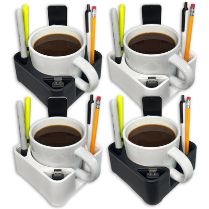 MugBrick™ Silicone Mug/Drink Holder & Desk Organizer. For Bed, Couch, Office, Car