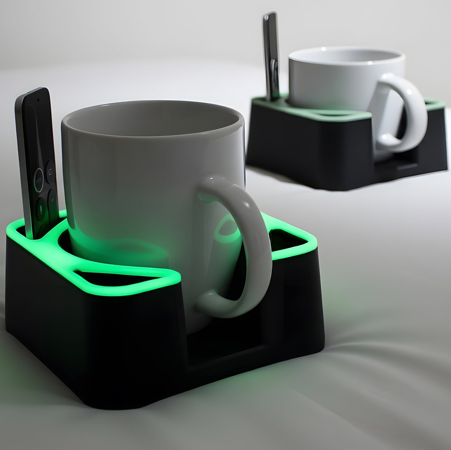 MugBrick™ Silicone Mug/Drink Holder & Desk Organizer. For Bed, Couch, Office, Car