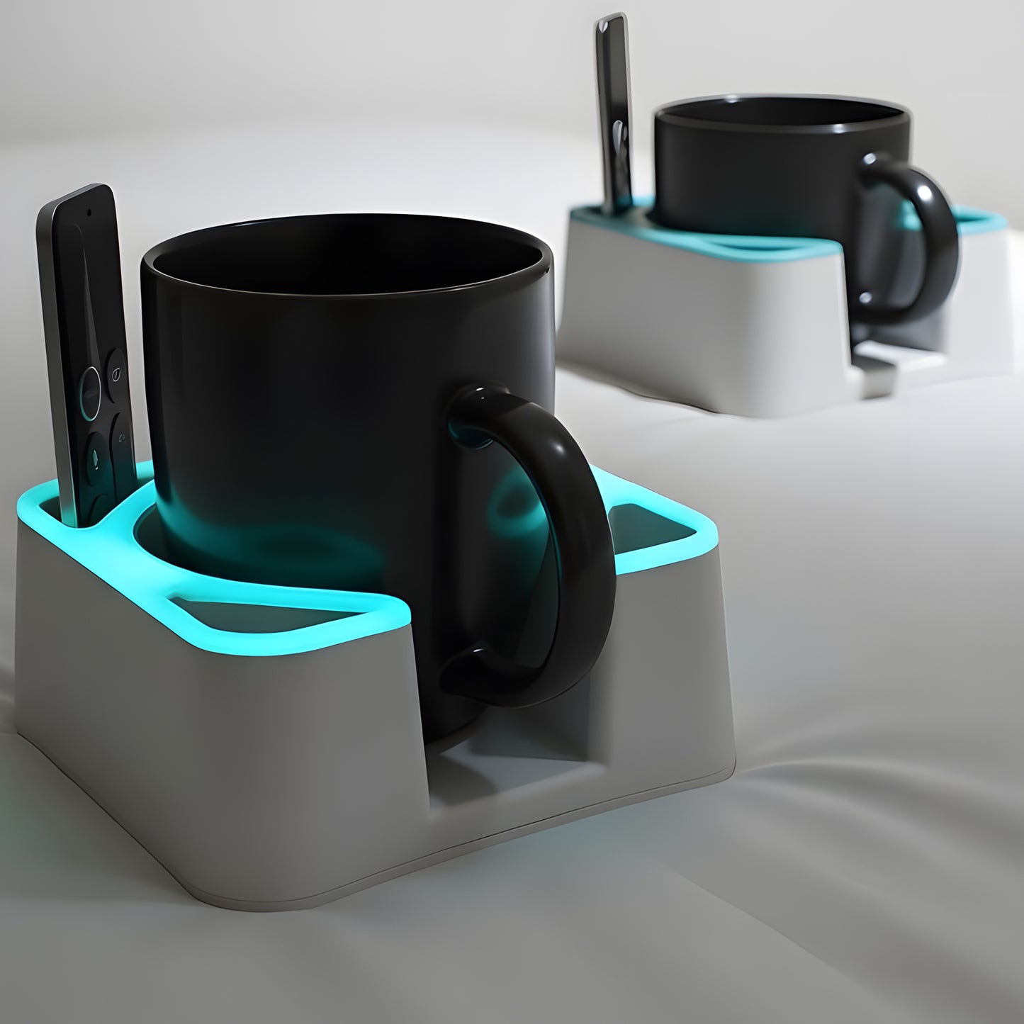 MugBrick™ Silicone Mug/Drink Holder & Desk Organizer. For Bed, Couch, Office, Car