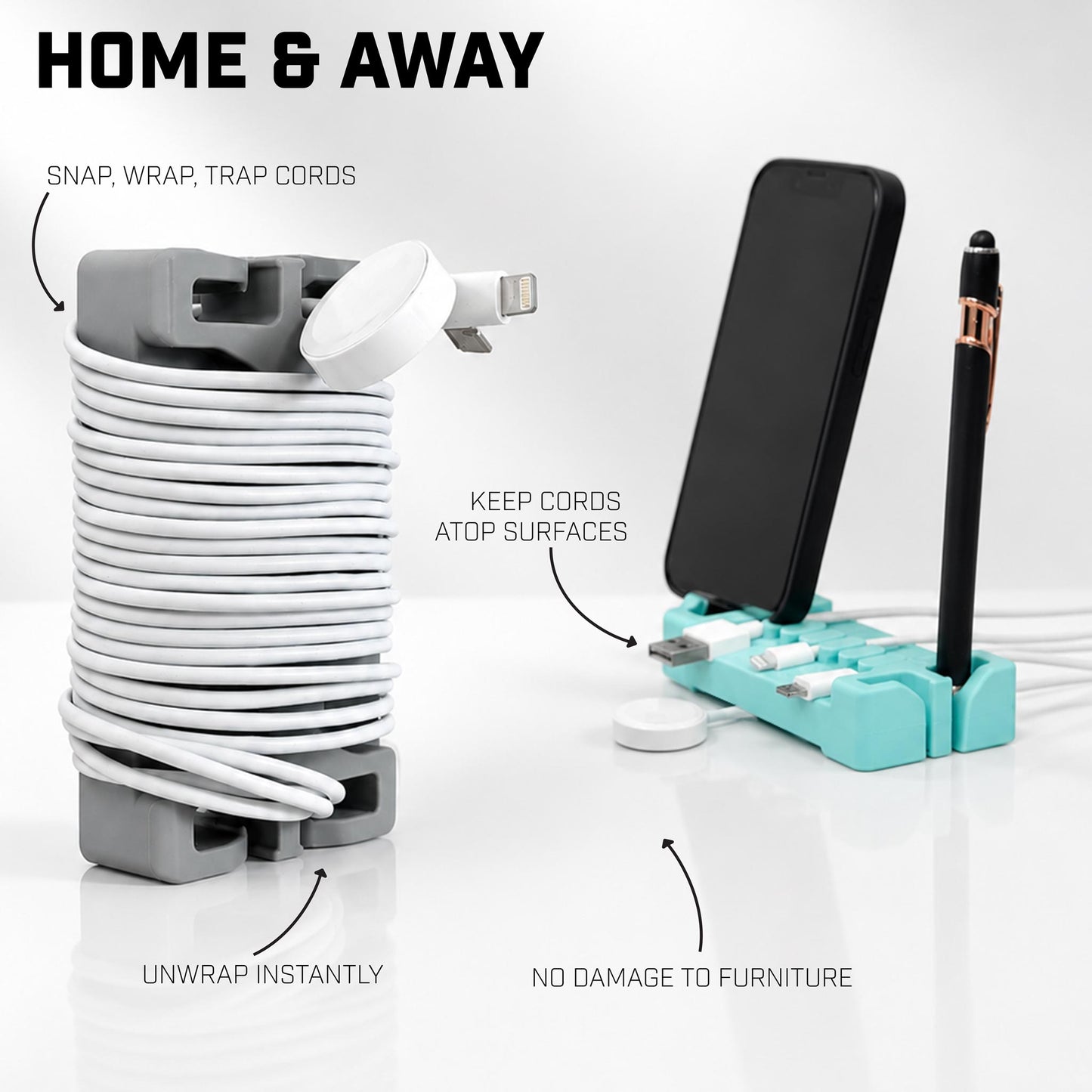 DeskBrick® The Ultimate Cord Organizer