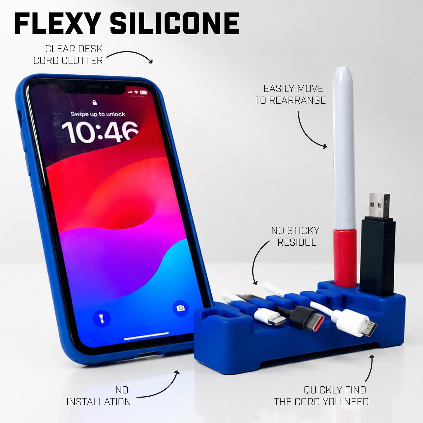 DeskBrick® The Ultimate Cord Organizer