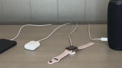 DeskBrick™ Weighted Cord Organizer, Cable Wrap, Phone Stand +Multiuse Gadget